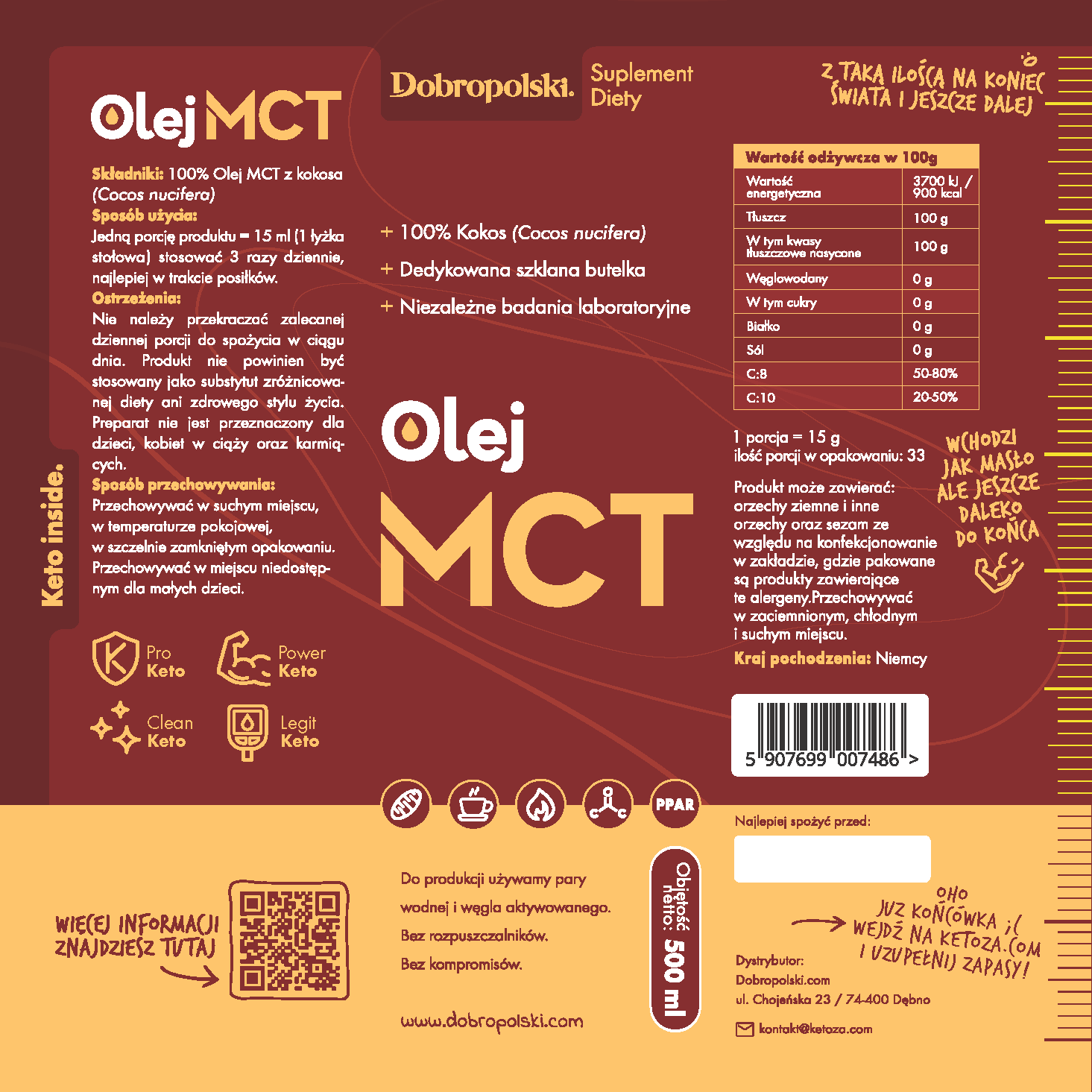 mct 500 ml etykieta