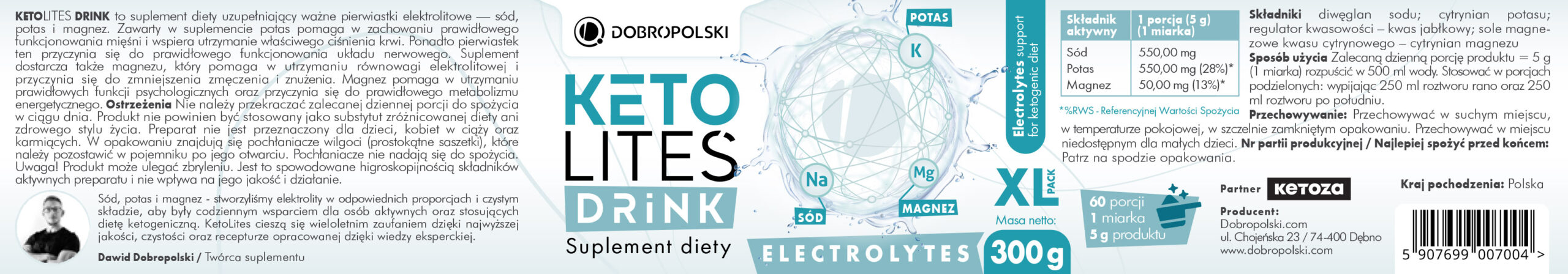 etykieta elektrolity na keto 